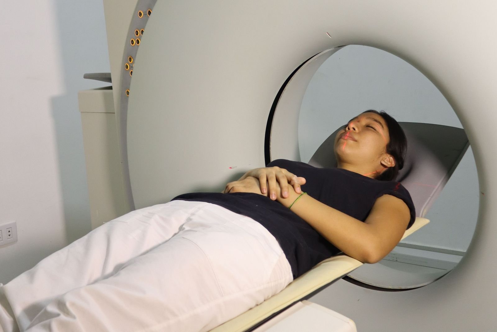 CT at a private imaging clinic in Cardiff